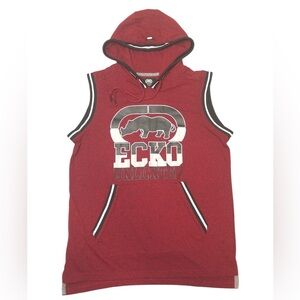 Ecko Unlimited Graphic Sleeveless Hoodie